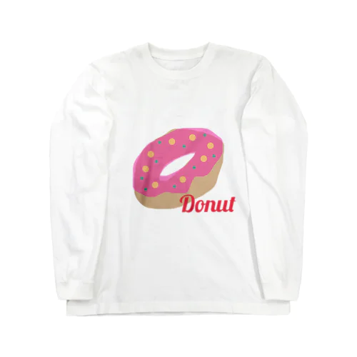 Donut好きのあなたへ Long Sleeve T-Shirt