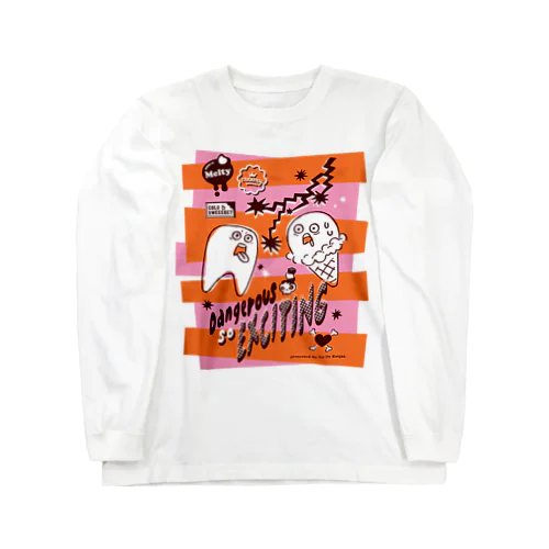 あいすだいすき!(オレンジ) Long Sleeve T-Shirt