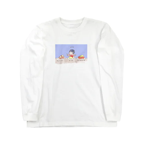 たまごとごはんでつくった料理 Long Sleeve T-Shirt