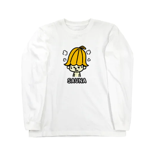 サウナ大好きサウナハトン Long Sleeve T-Shirt