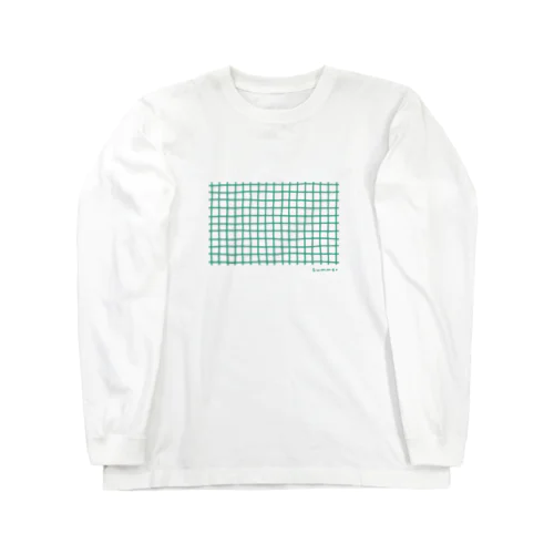 summer（サマー）チェック Long Sleeve T-Shirt