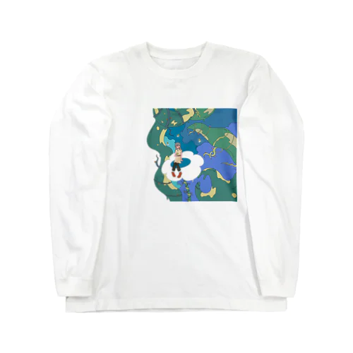 巨大樹林に住む女の子 Long Sleeve T-Shirt