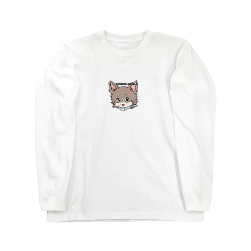 チワワ-チョコタン「I♡CHIHUAHUA」 Long Sleeve T-Shirt