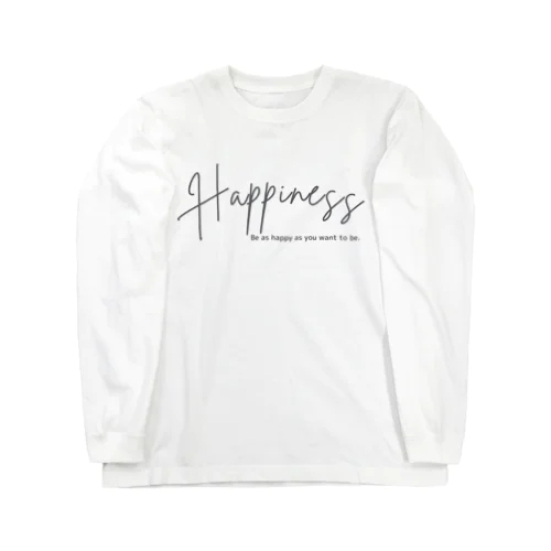 Happiness ロングスリーブTシャツ