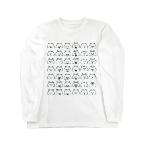 ポメラニアンぎっしり Long Sleeve T-Shirt