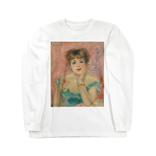 女優ジャンヌ・サマリーの肖像 / Portrait of the Actress Jeanne Samary ロングスリーブTシャツ