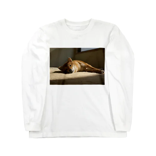 夕焼けの柴犬 Long Sleeve T-Shirt