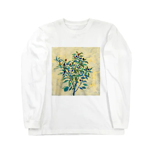 世界樹、日本画 Long Sleeve T-Shirt