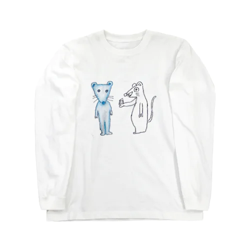 顔面蒼白チュー太郎 Long Sleeve T-Shirt