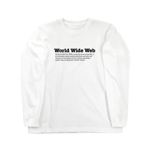 World Wide Web ロングスリーブTシャツ