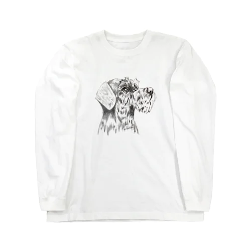 シュナウザー　テリアアート犬 Long Sleeve T-Shirt