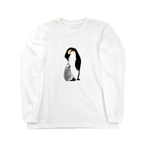 ペンギン親子🐧 ロングスリーブTシャツ