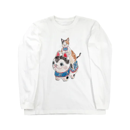 爆走！犬張子にゃんこ Long Sleeve T-Shirt