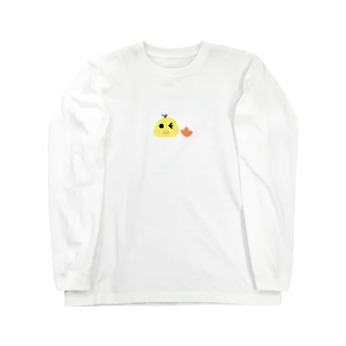 ウィンクしてるぴよちゃん Long Sleeve T-Shirt