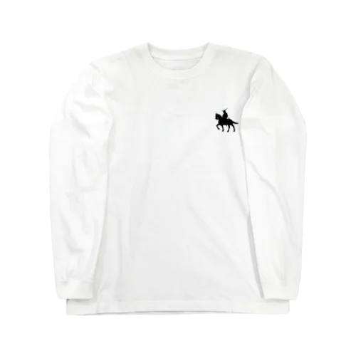 伊達政宗 独眼竜政宗　宮城県 仙台 仙台藩 伊達政宗騎馬像 POLO ポロ Long Sleeve T-Shirt