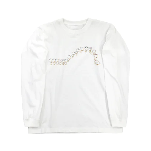 ペプイチロウ（キック）by bakikeda Long Sleeve T-Shirt