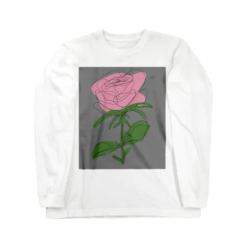 my ROSE ロングスリーブTシャツ