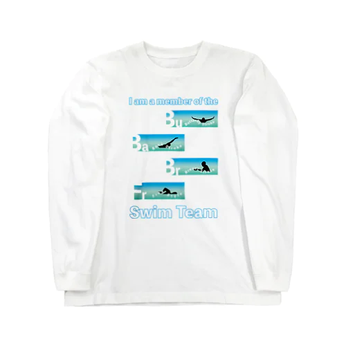 4泳法カラー（T） Long Sleeve T-Shirt