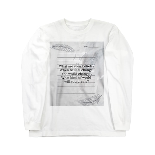 信念 Long Sleeve T-Shirt