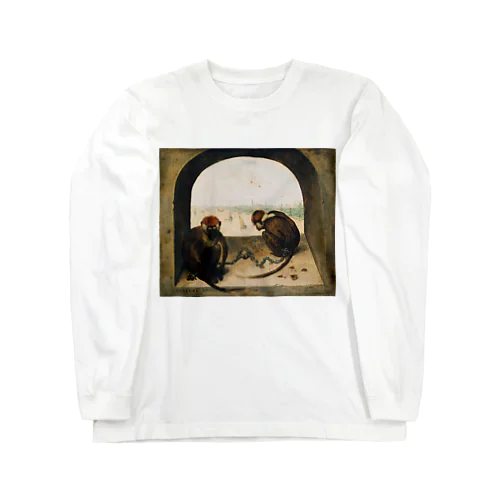 二匹の猿 / Two Monkeys Long Sleeve T-Shirt