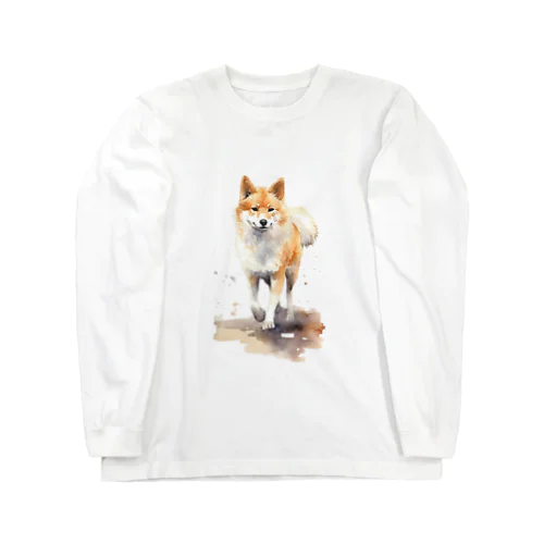 柴犬アート 其の壱 Long Sleeve T-Shirt