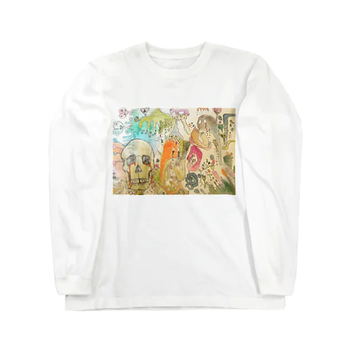 ガイコツ Long Sleeve T-Shirt