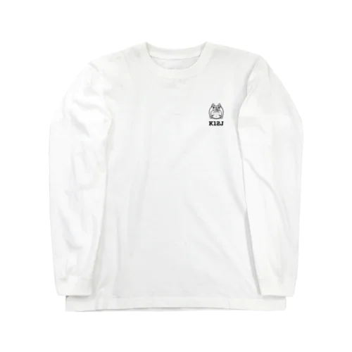 着ぐるみ 戌地蔵　ｰ胸ワンポイント顔Tｰ Long Sleeve T-Shirt