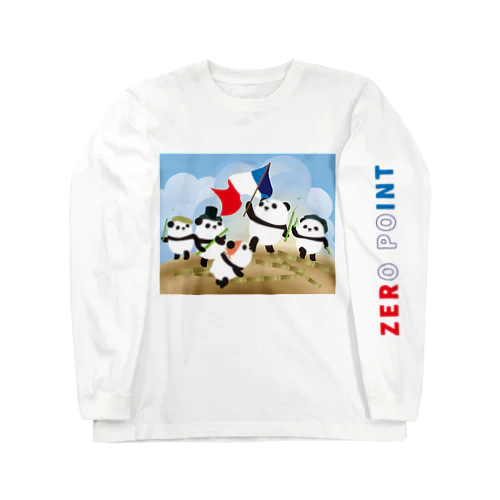 民衆を導く自由のパンダ Long Sleeve T-Shirt