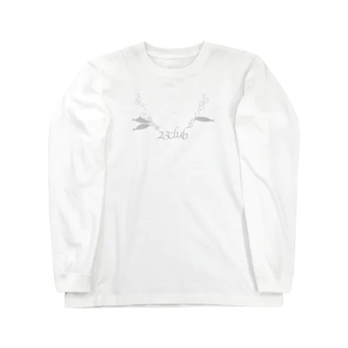 グレーネックレス柄Tシャツ Long Sleeve T-Shirt