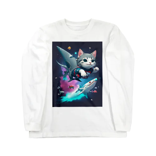 鮫猫ＧＡＬＡＸＹ ロングスリーブTシャツ