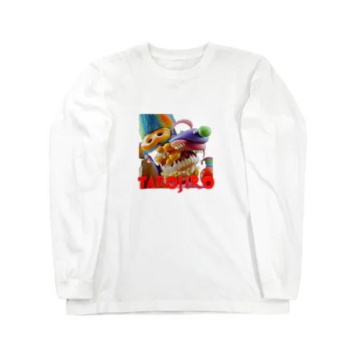 COLORFUL POPCORN MONSTERS by AI Long Sleeve T-Shirt