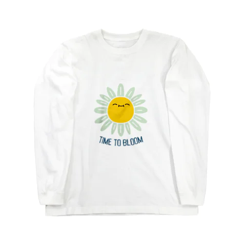 お花SMILE ロングスリーブTシャツ