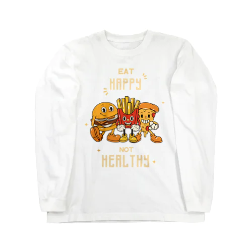 EAT HAPPY ロングスリーブTシャツ