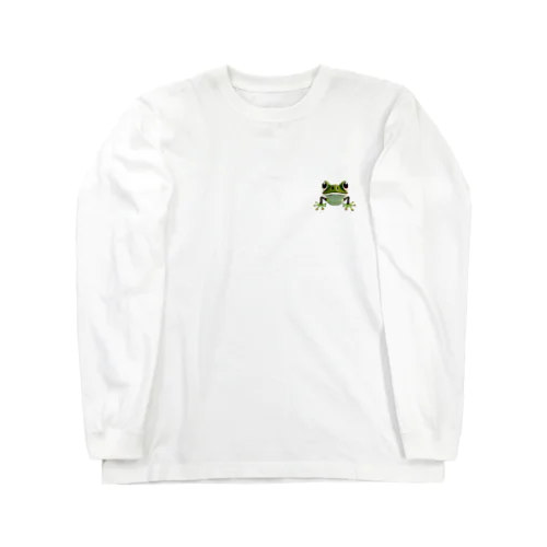 ワンポイントカエル Long Sleeve T-Shirt