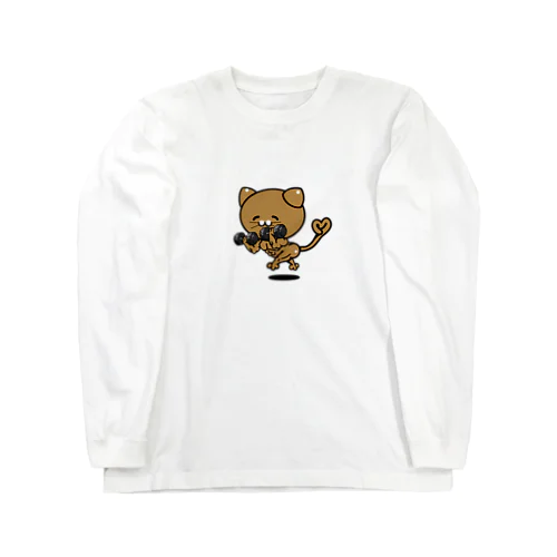 ダンベルキャット Long Sleeve T-Shirt