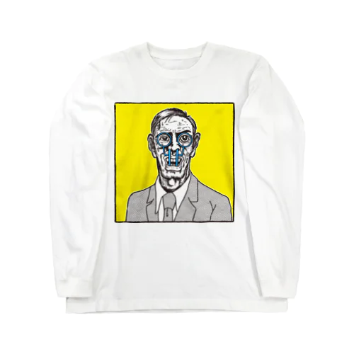 おじさんのメガネ革命（カラー）2 ロングスリーブTシャツ