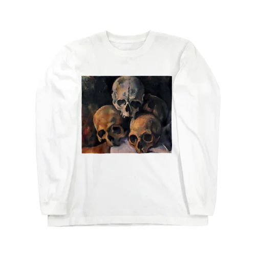 積み重ねた骸骨 / Pyramid of Skulls ロングスリーブTシャツ