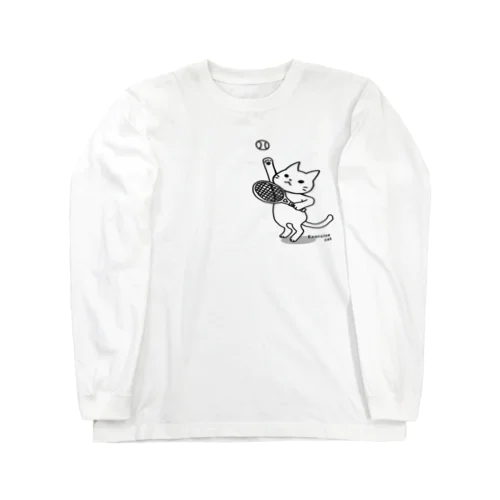 エクササイズ キャット(テニス) Long Sleeve T-Shirt