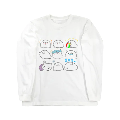 リアクションあざらし Long Sleeve T-Shirt