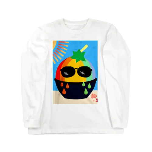 カラフルかき氷 Long Sleeve T-Shirt