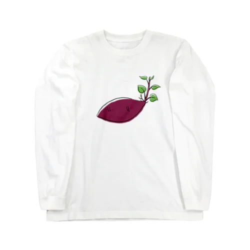 芽が出たサツマイモ Long Sleeve T-Shirt