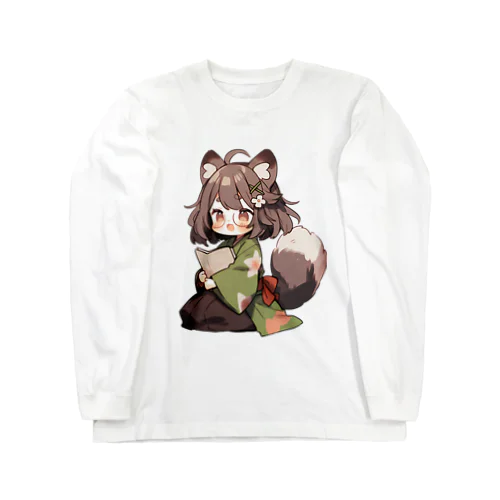たぬっぺ  (Tanuppe)  ver.5 狸の神様、たぬき、タヌキ Long Sleeve T-Shirt