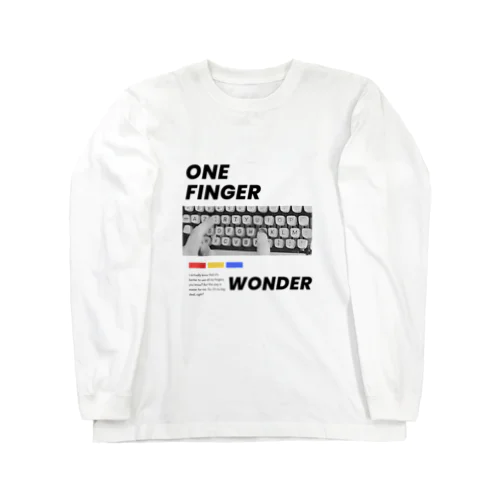 タイピングを人差し指だけを使う人が着てそうなTシャツ Long Sleeve T-Shirt