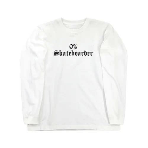 0% SKATEBOARDER ロングスリーブTシャツ