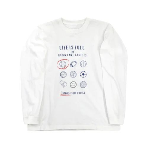 CHOICEテニス Long Sleeve T-Shirt