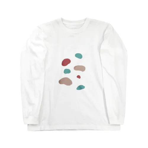 絵の具でお絵描き Long Sleeve T-Shirt