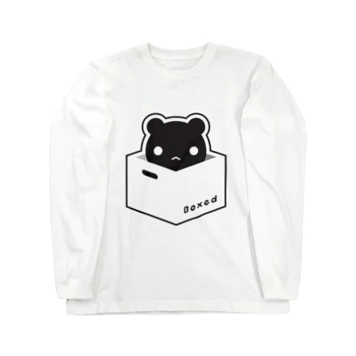 【Boxed * Bear】黒Ver ロングスリーブTシャツ