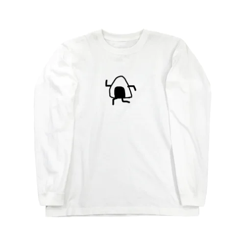 走るおにぎり Long Sleeve T-Shirt