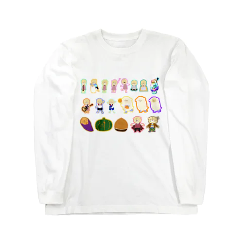 犬丸くん　オールスターず Long Sleeve T-Shirt