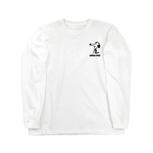 “HANA DOG” ロゴ小 Long Sleeve T-Shirt